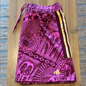 FARM Rio Pink Tropical A-Line Skirt